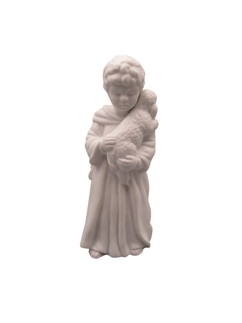 Vintage Avon Nativity Shepherd Boy 1983 Christmas Porcelain In Original Box